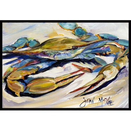 Carolines Treasures Carolines Treasures JMK1092MAT Blue Crab Indoor & Outdoor Mat; 18 x 27 in. JMK1092MAT